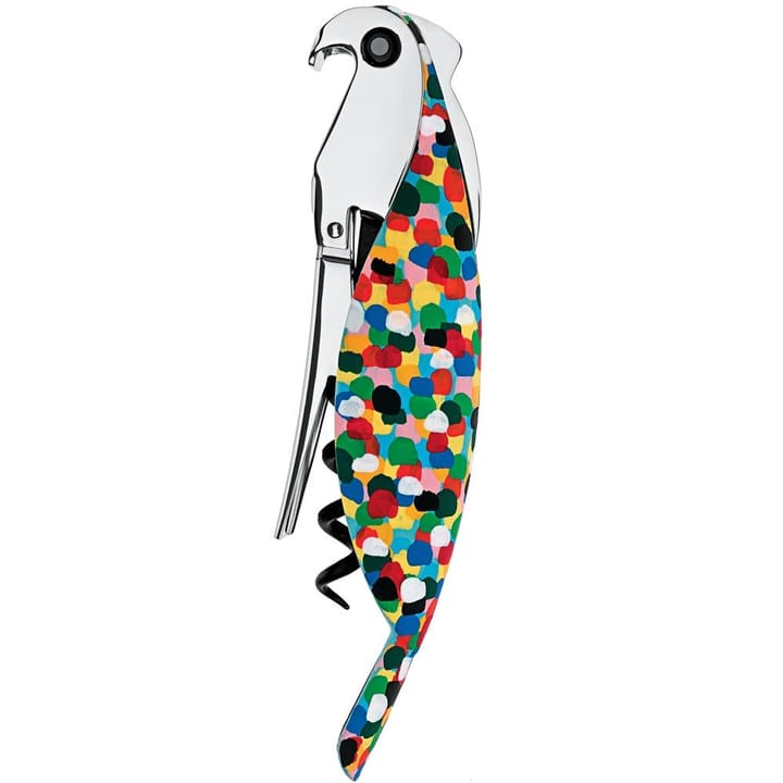 Parrot korkskruv, flerfärgad Alessi