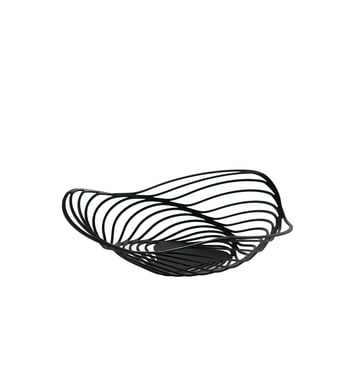 Läs mer om Alessi Trinity fruktkorg 33 cm Svart