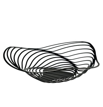 Läs mer om Alessi Trinity fruktkorg 43 cm Svart