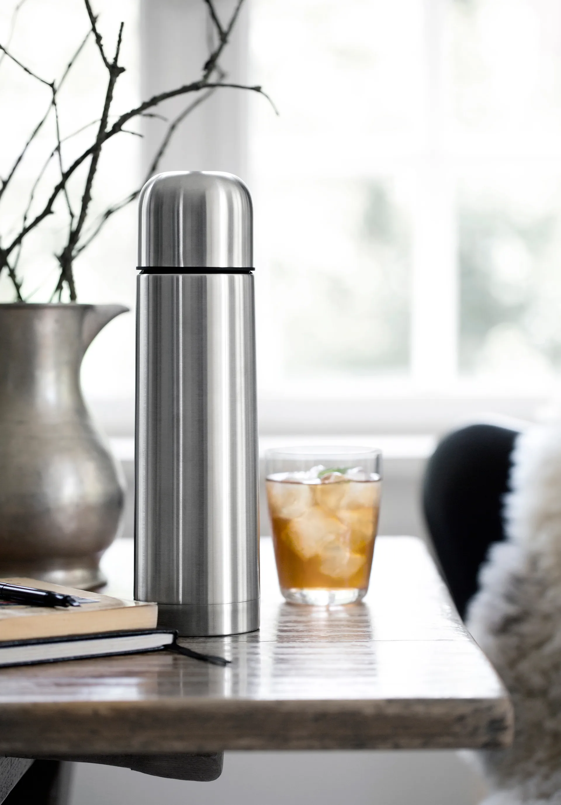 IsoTherm Eco termosflaska 1 l, Matt stål Alfi