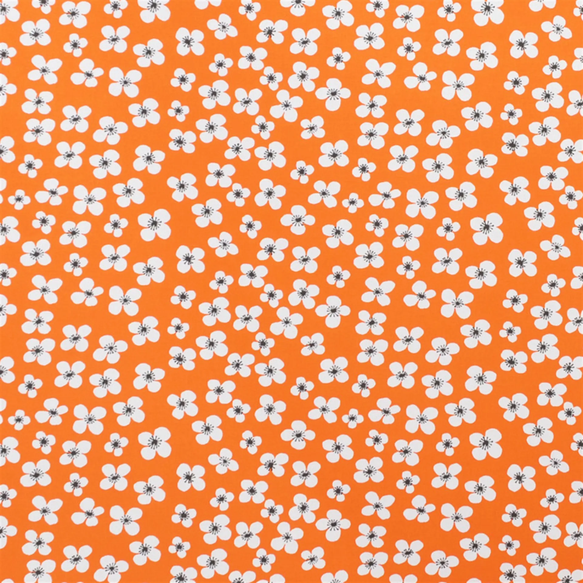 Belle Amie tyg orange, orange-vit Almedahls
