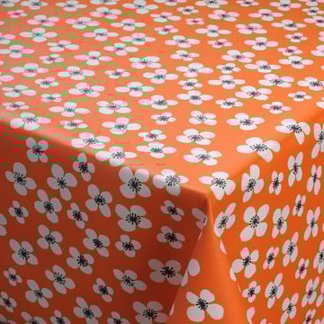 Läs mer om Almedahls Belle Amie vaxduk orange orange-vit