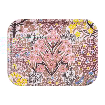Läs mer om Almedahls Botanic Garden bricka 20x27 cm Rosa-brun