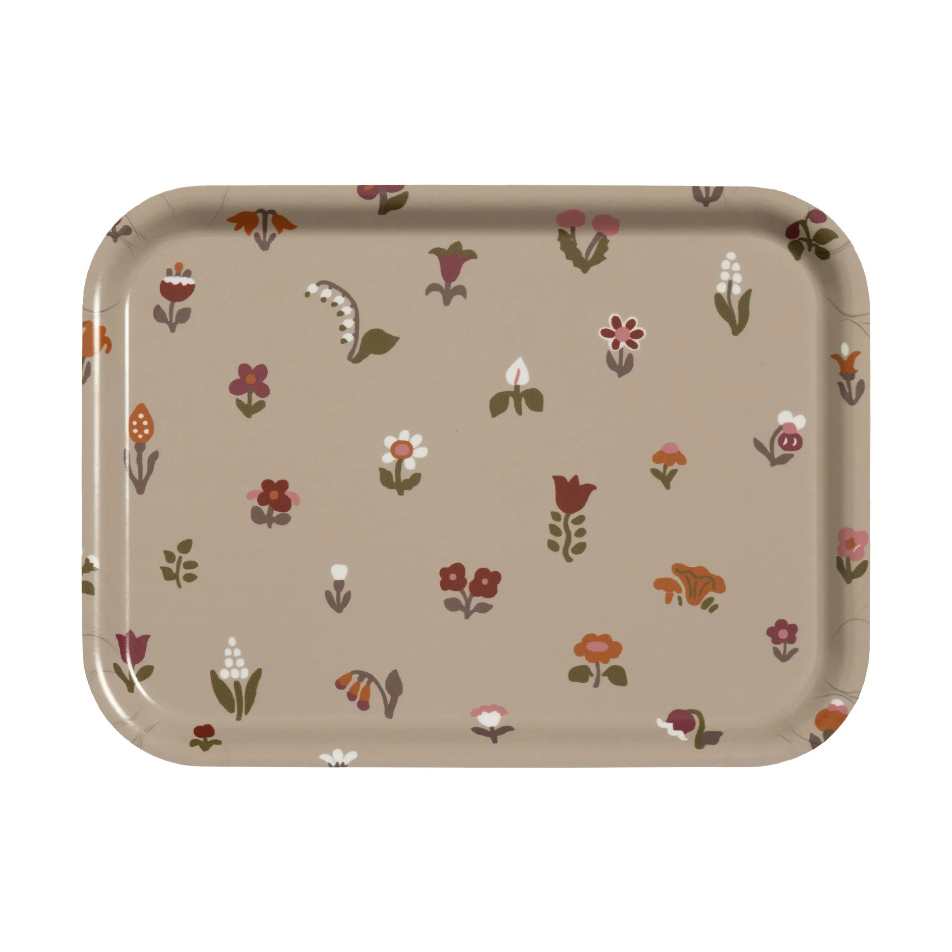 Brunnsparken bricka 20x27 cm, Taupe Almedahls