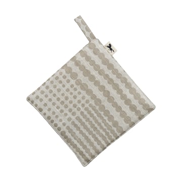 Läs mer om Almedahls Pricktyg grytlapp 23x23 cm Natur-taupe