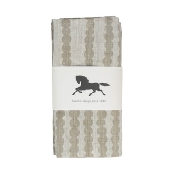 Läs mer om Almedahls Pricktyg servett 45x45 cm 2-pack Natur-Taupe