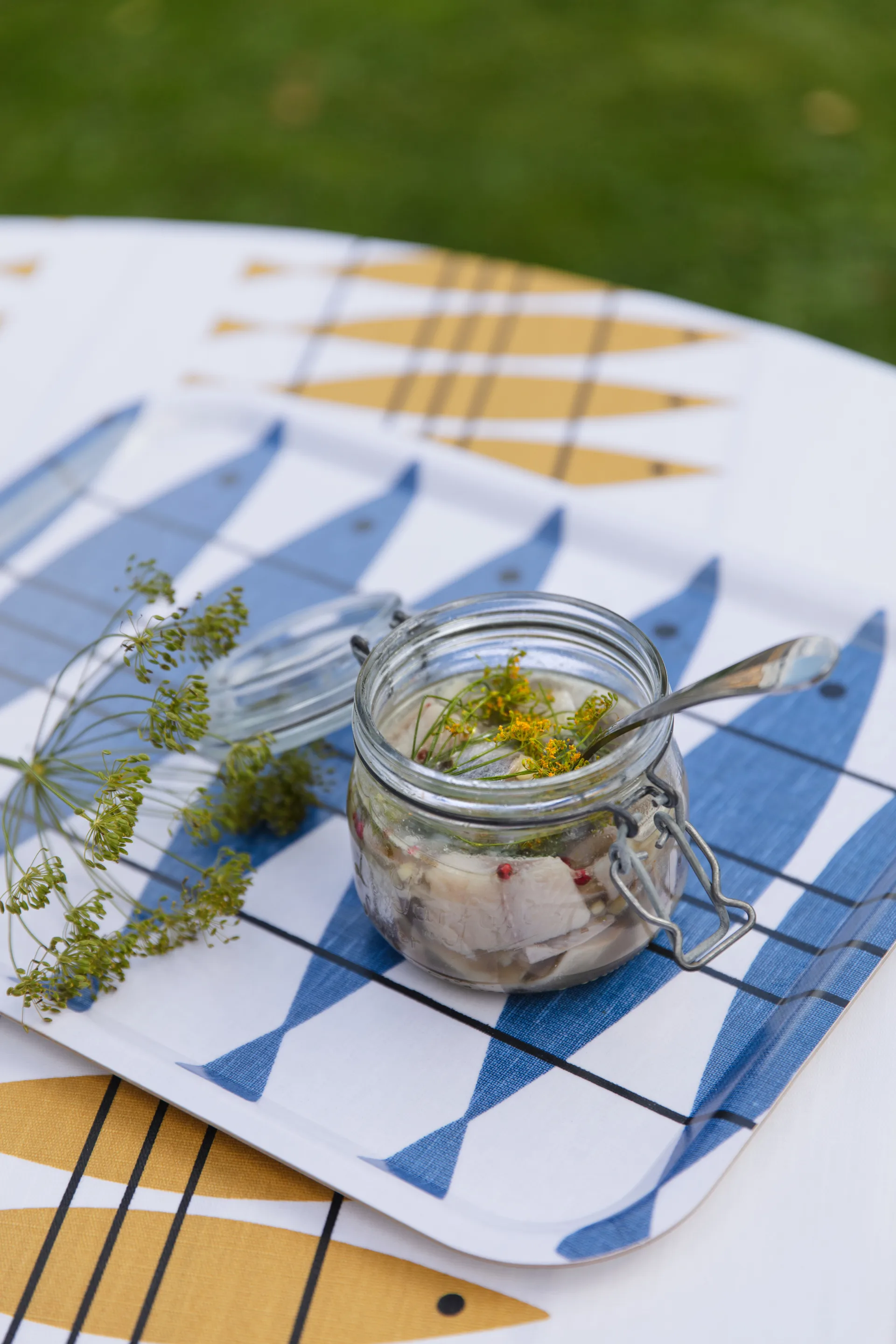 Sill vaxduk metervara, Ockra Almedahls