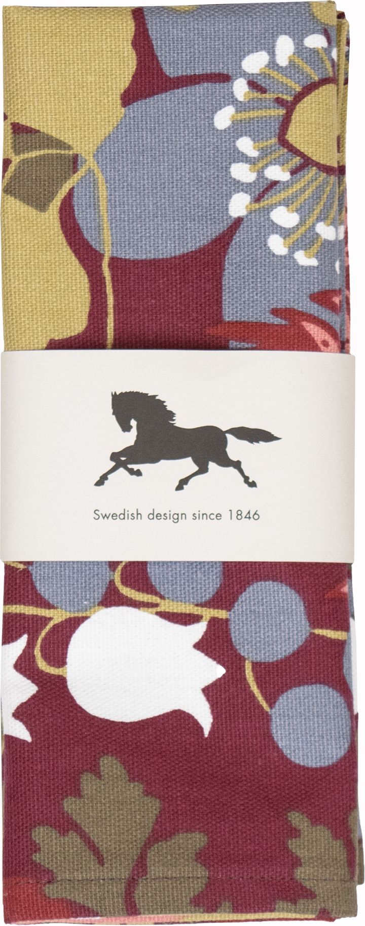 Skogen bordstablett 34x45 cm 2-pack, Vinröd Almedahls