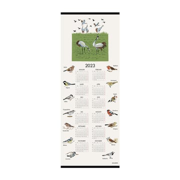 Almedahls Svenska fåglar kalender 2023 35×90 cm