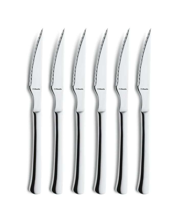 Chuletero grillkniv 6-pack, Rostfritt stål Amefa