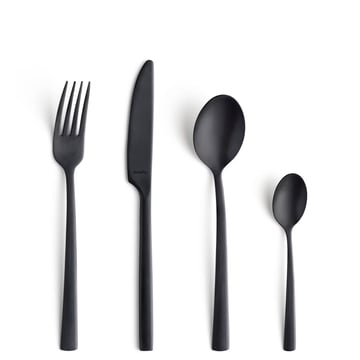 Läs mer om Amefa Manille Vintage bestickset 16 delar Svart