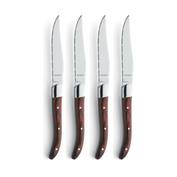 Läs mer om Amefa Royal Steak grillkniv 4-pack Brown i träbox