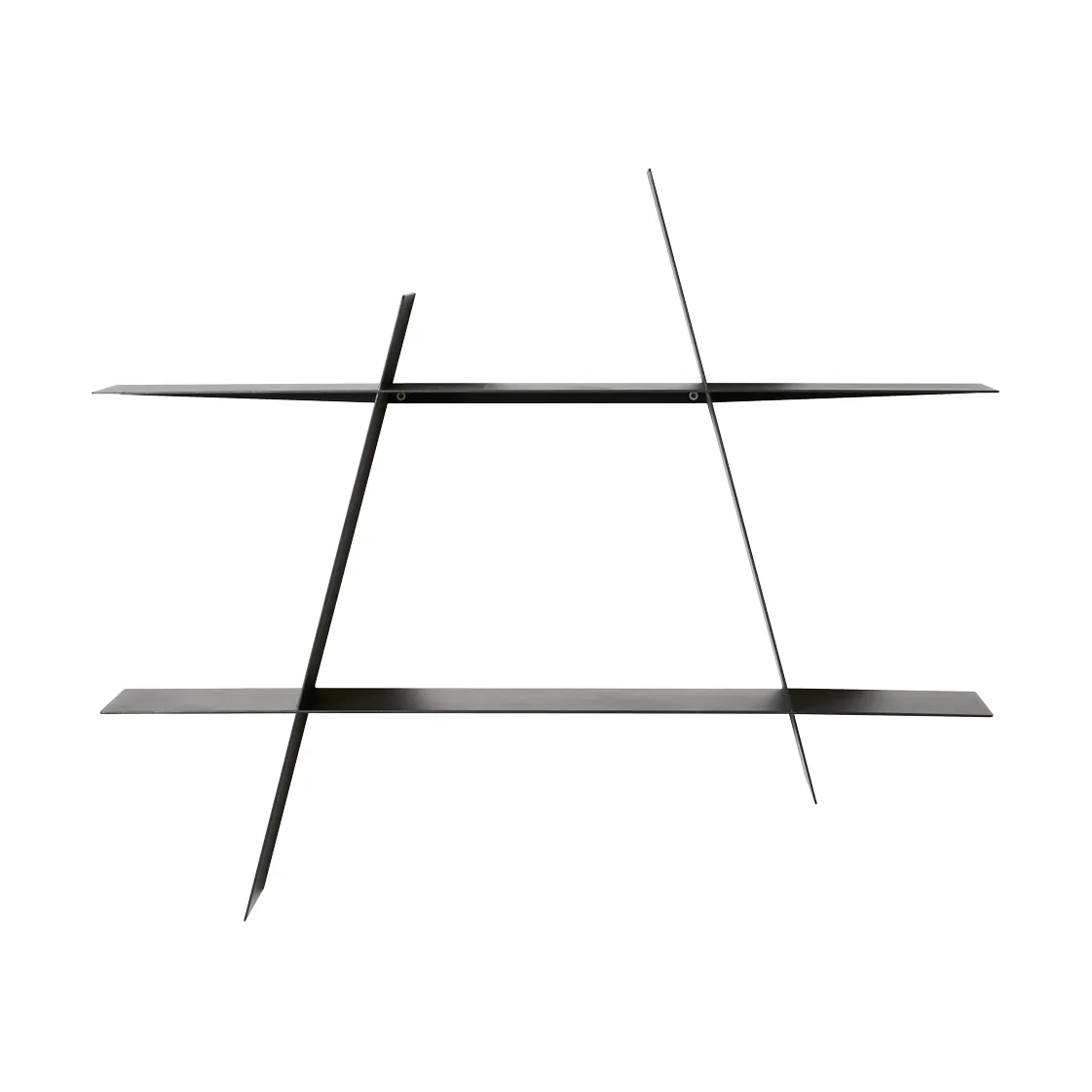 Alternativ bild 0 för Andersen Furniture A-Shelf vägghylla Large 78x12x67 cm Black