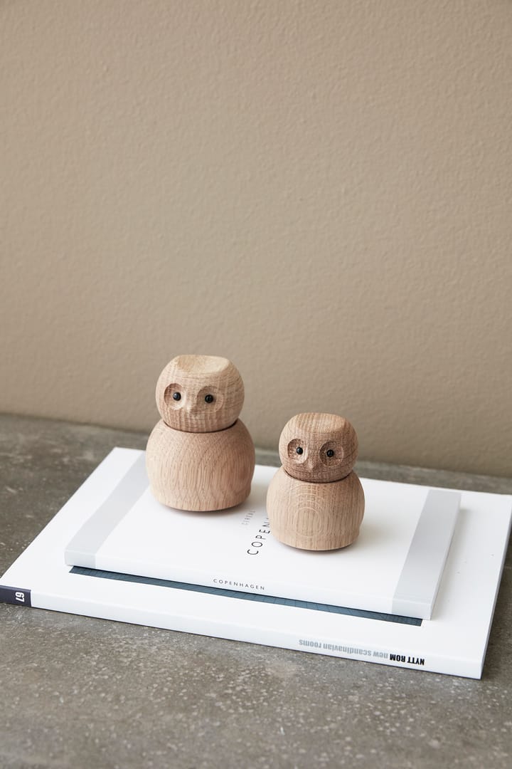 Andersen Owl träfigur Medium, Oak Andersen Furniture