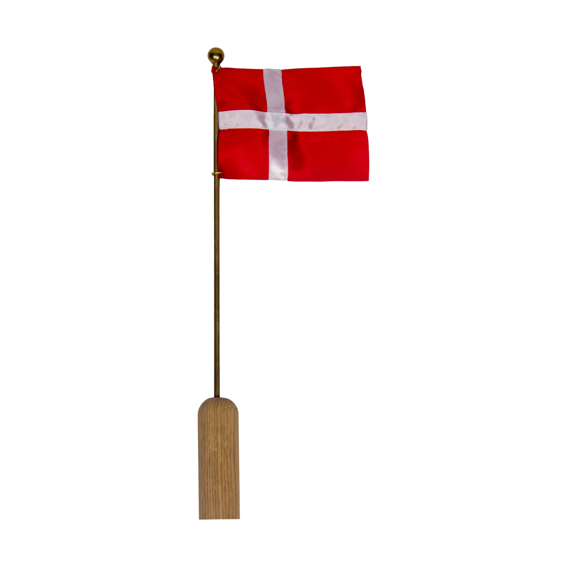 Celebrating Denmark flagga 40 cm, Oak-brass Andersen Furniture