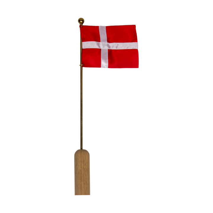 Celebrating Denmark flagga 40 cm, Oak-brass Andersen Furniture