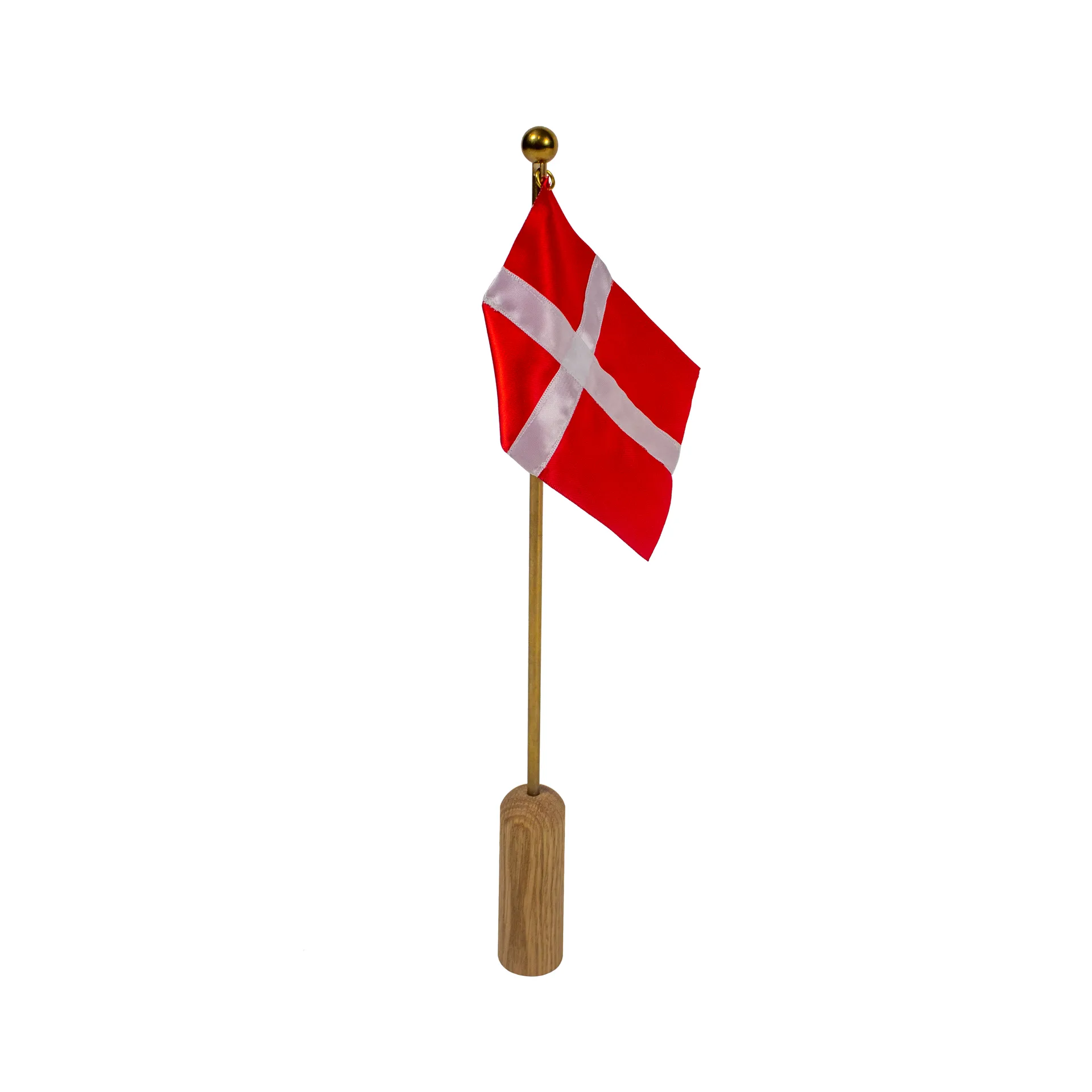 Celebrating Denmark flagga 40 cm, Oak-brass Andersen Furniture