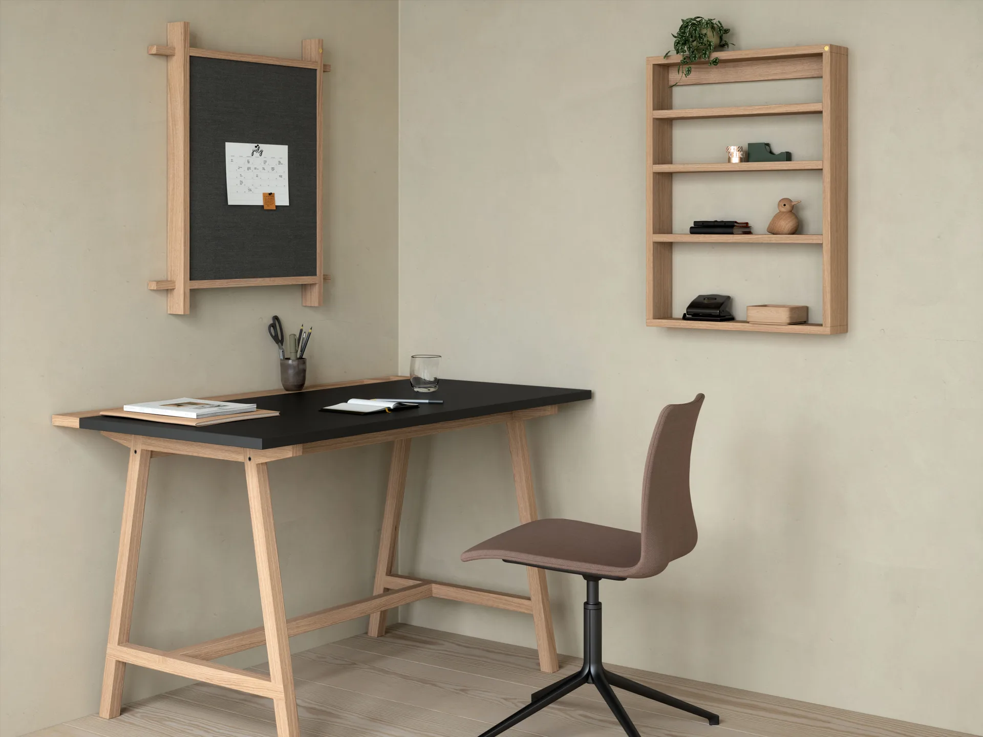 Collect anslagstavla Medium 64x74 cm, Oak Andersen Furniture