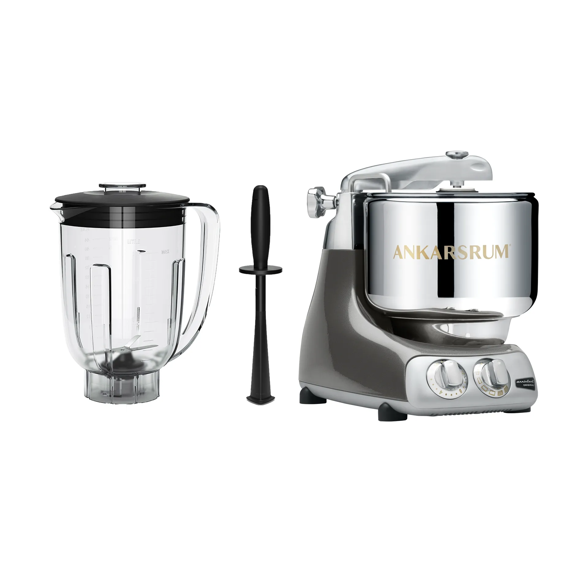 Ankarsrum assistent blenderpaket - Black chrome,  Ankarsrum