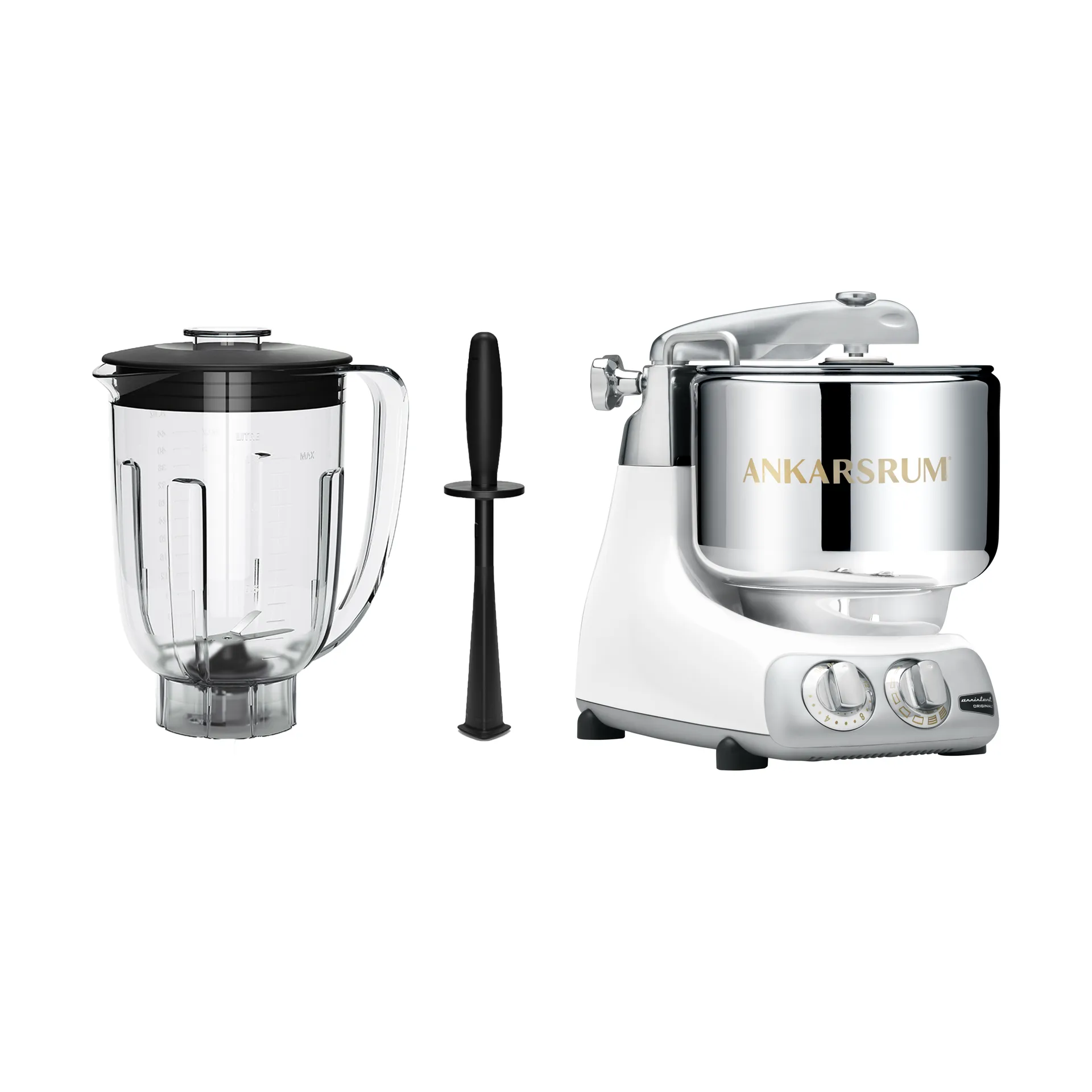 Ankarsrum assistent blenderpaket - Glossy white Ankarsrum