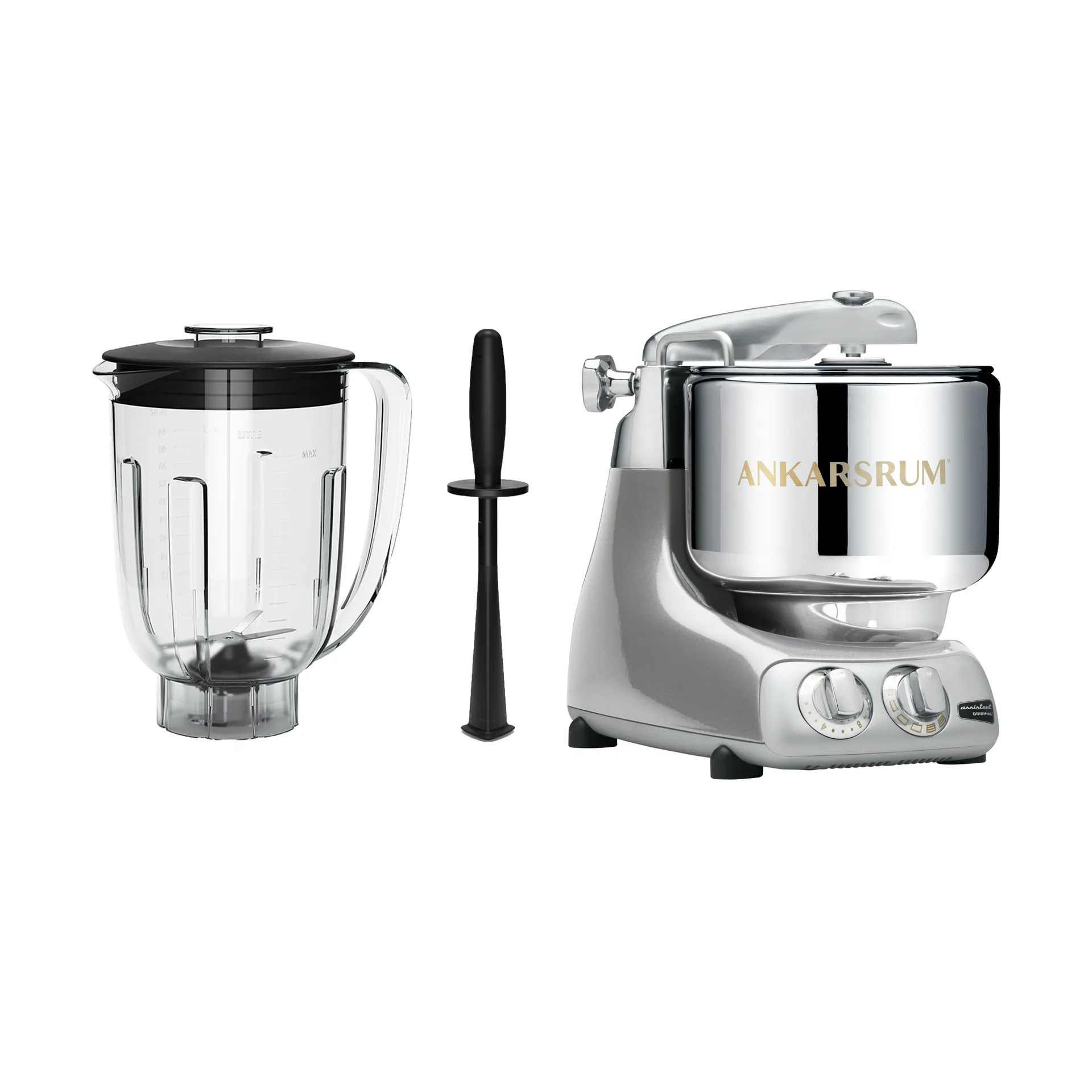 Ankarsrum assistent blenderpaket - Jubilee silver,  Ankarsrum