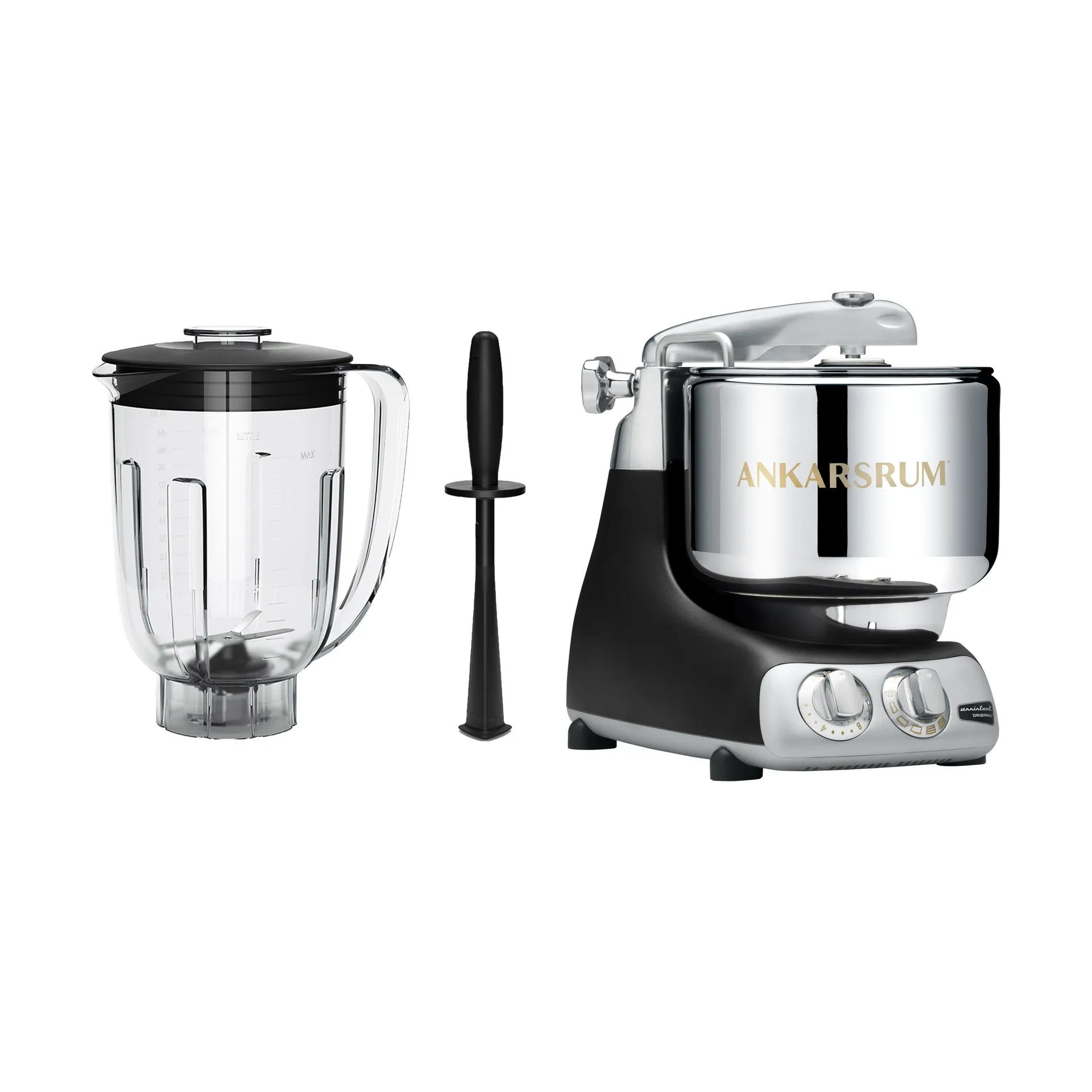 Ankarsrum assistent blenderpaket - Matte black,  Ankarsrum