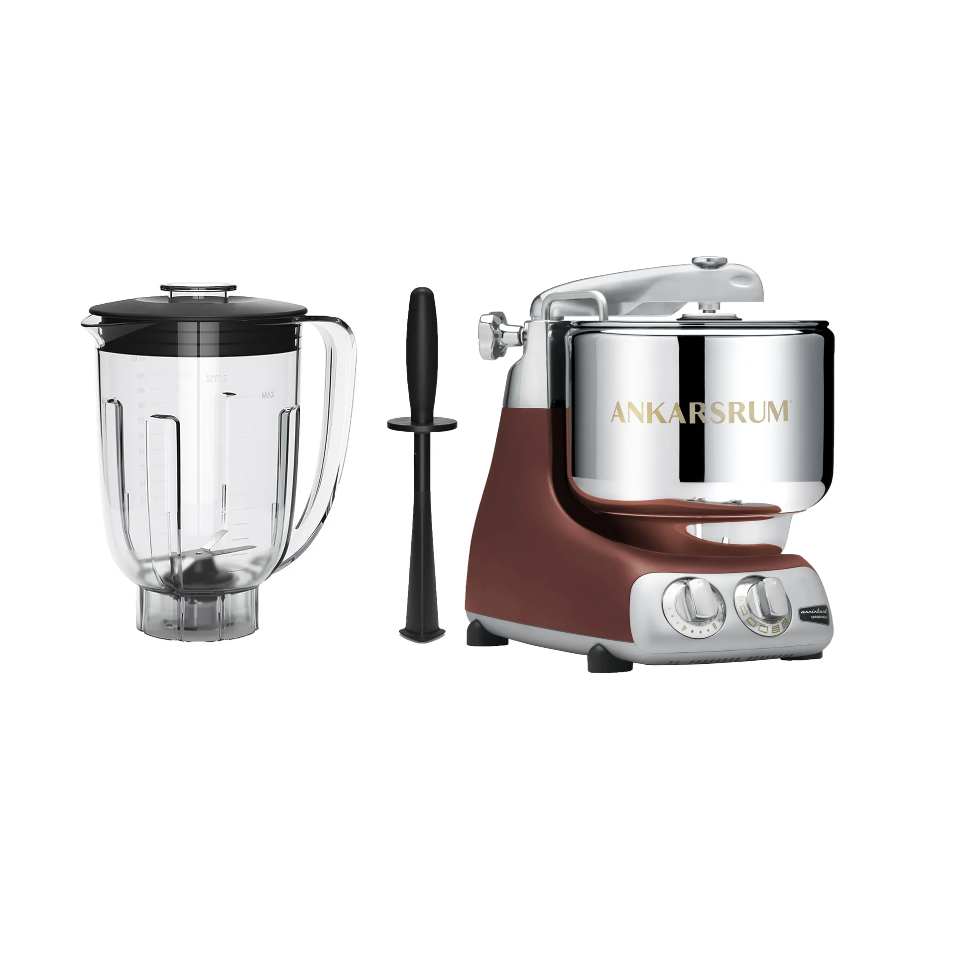 Ankarsrum assistent blenderpaket - Rustic maroon Ankarsrum