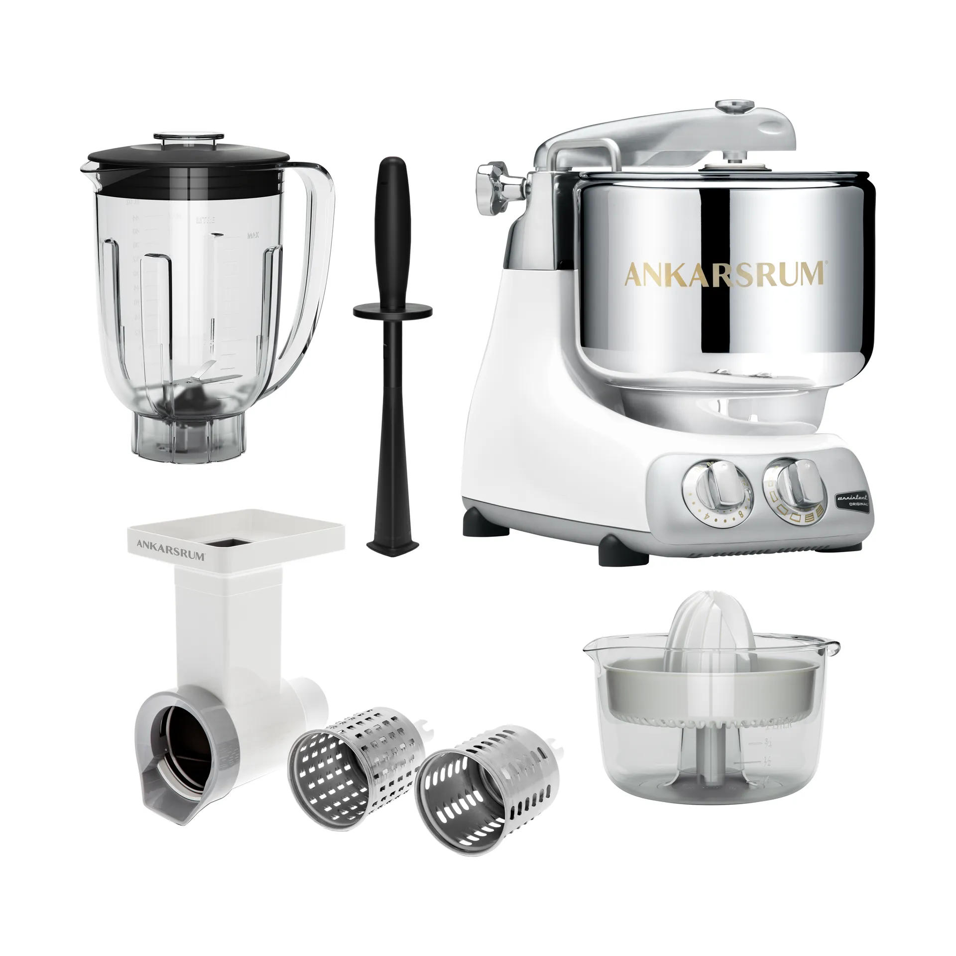 Ankarsrum assistent Go Green paket - Glossy white,  Ankarsrum