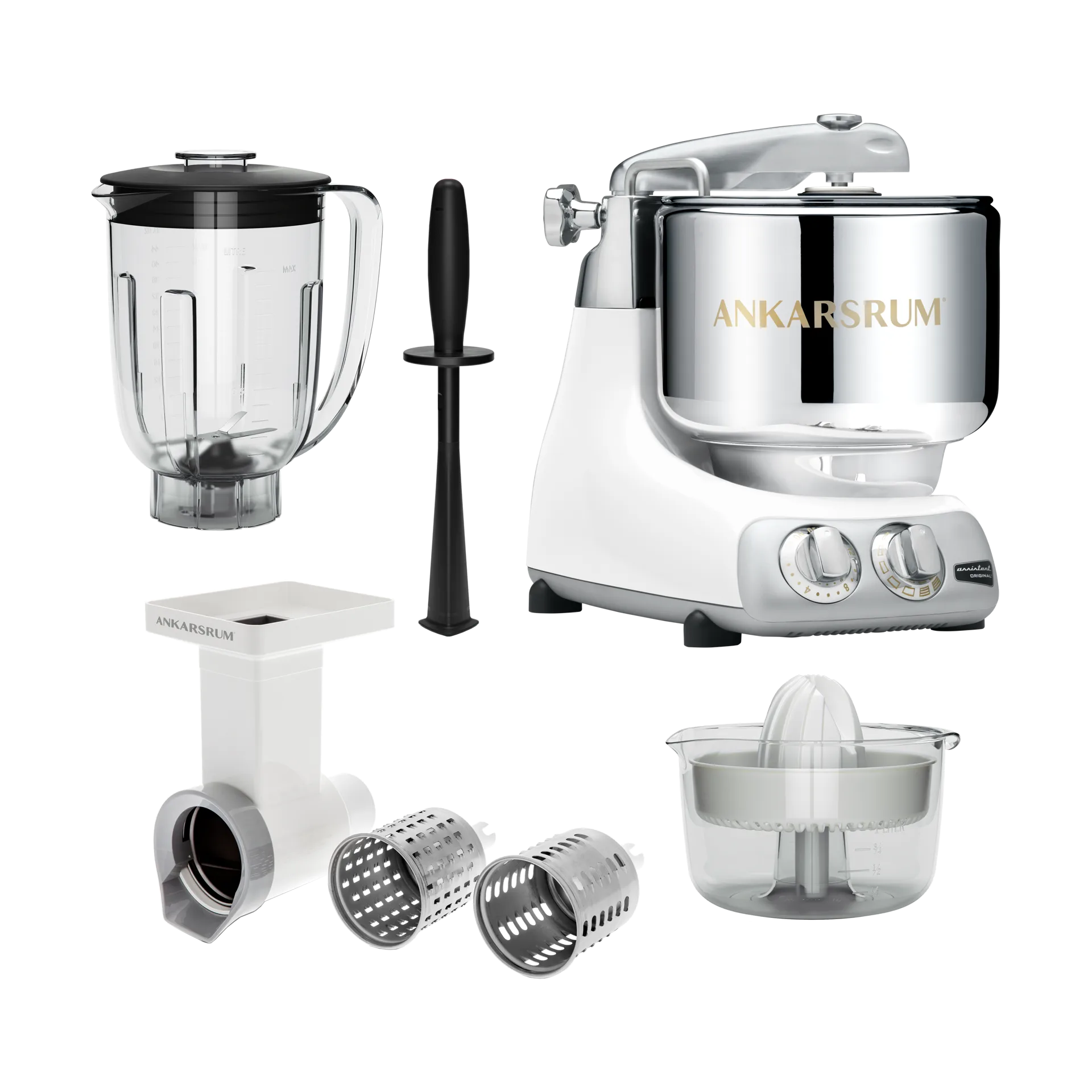 Ankarsrum assistent Go Green paket - Glossy white Ankarsrum
