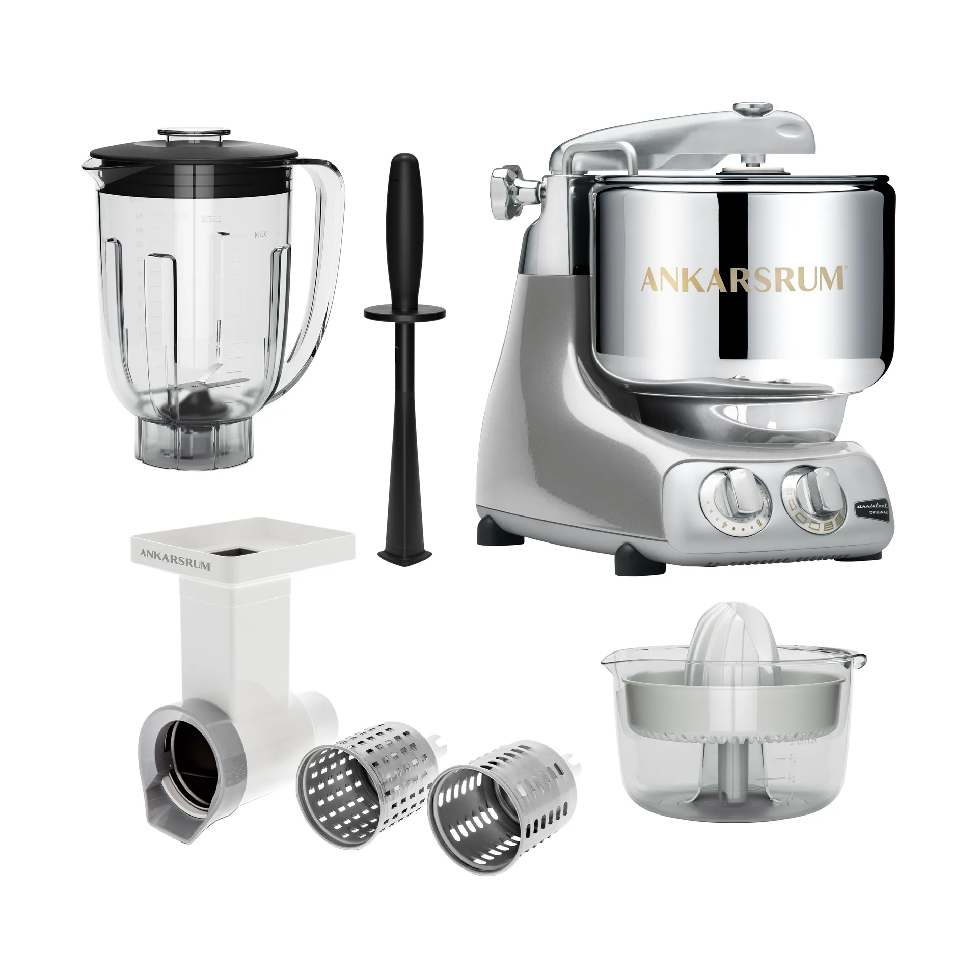 Ankarsrum assistent Go Green paket - Jubilee silver,  Ankarsrum