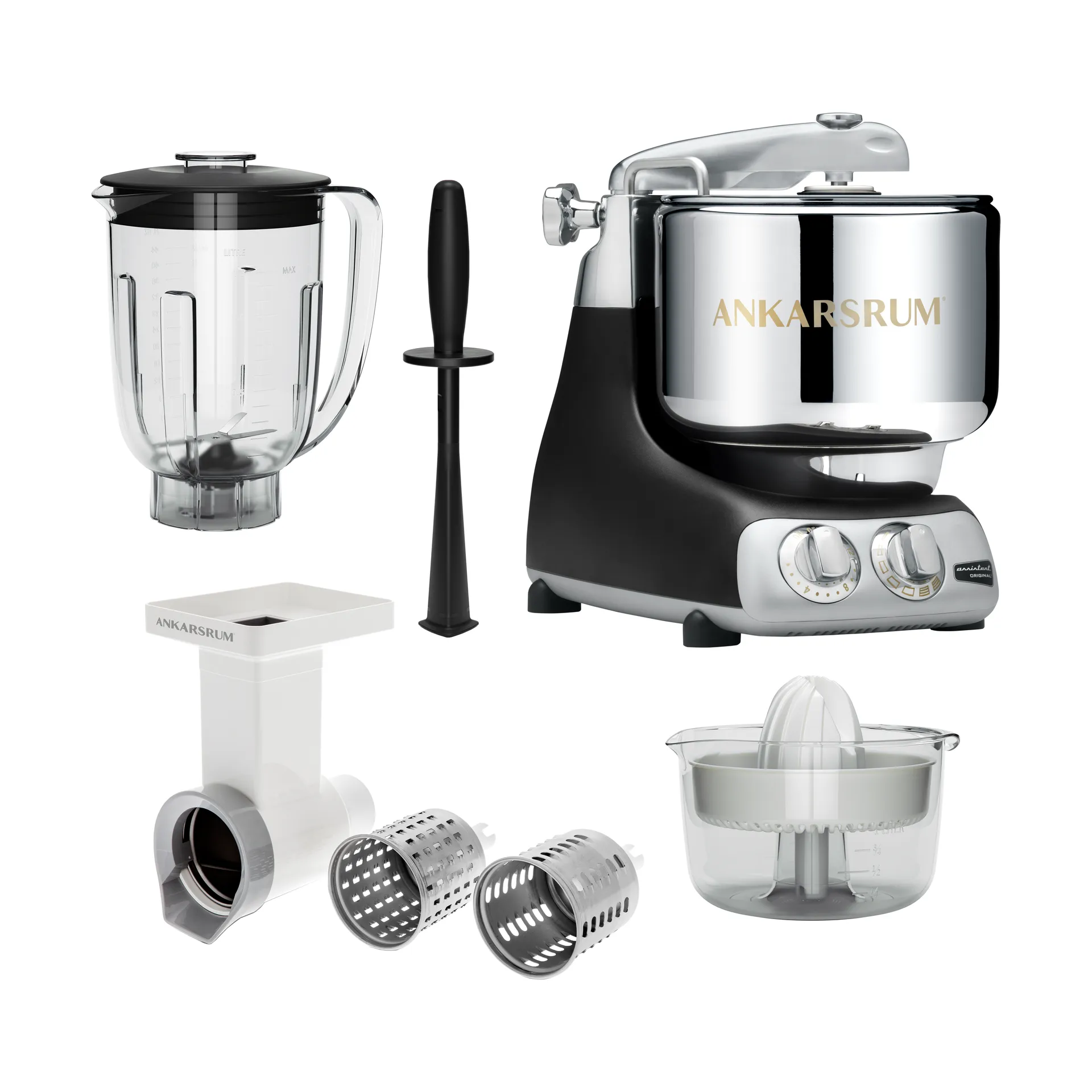 Ankarsrum assistent Go Green paket - Matte black,  Ankarsrum