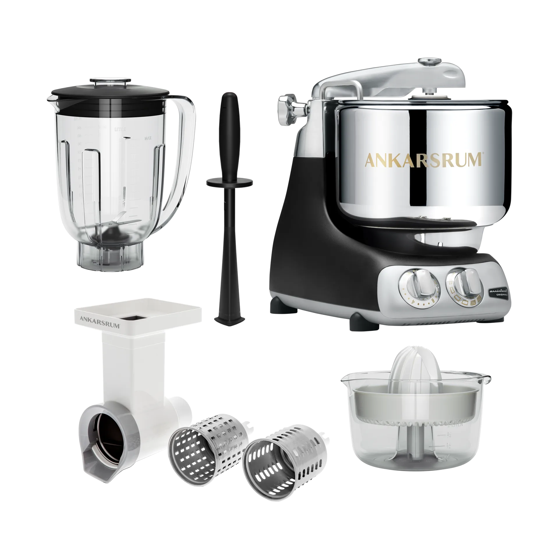 Ankarsrum assistent Go Green paket - Matte black Ankarsrum