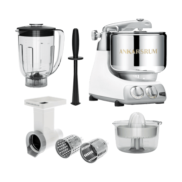 Läs mer om Ankarsrum Ankarsrum assistent Go Green paket - Mineral white