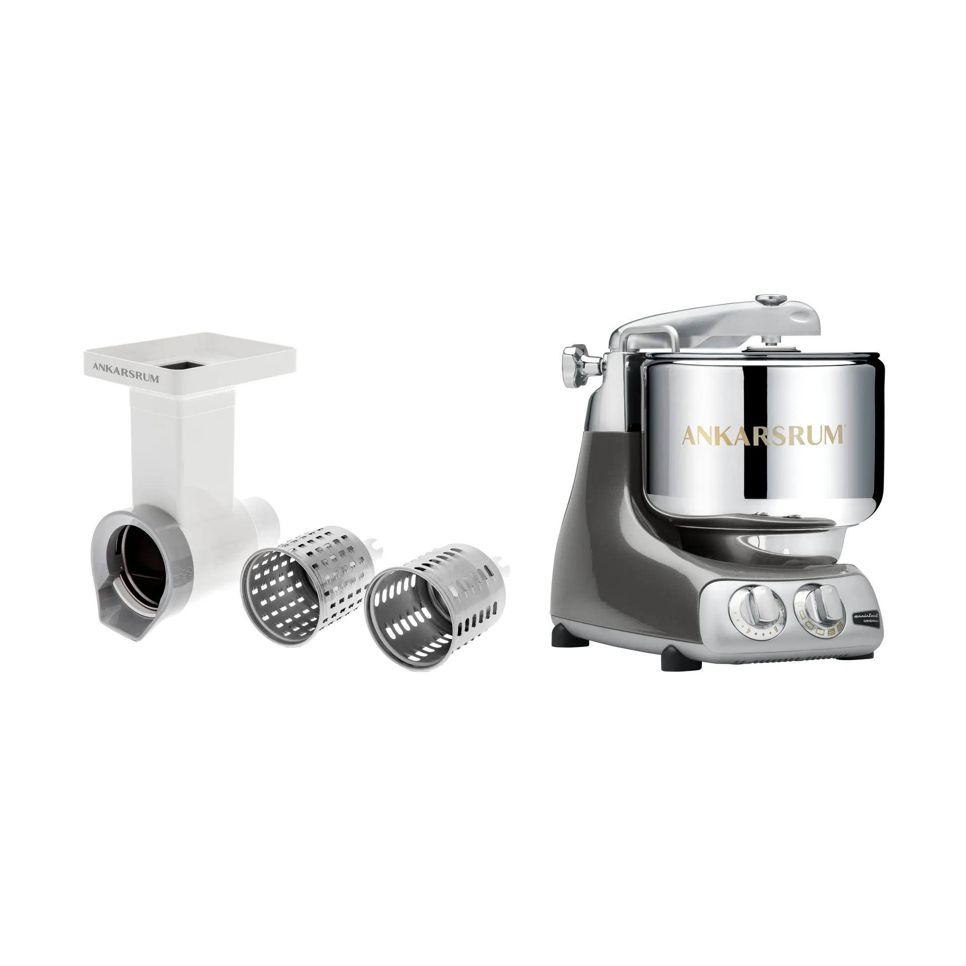 Ankarsrum assistent grönsakspaket - Black chrome Ankarsrum