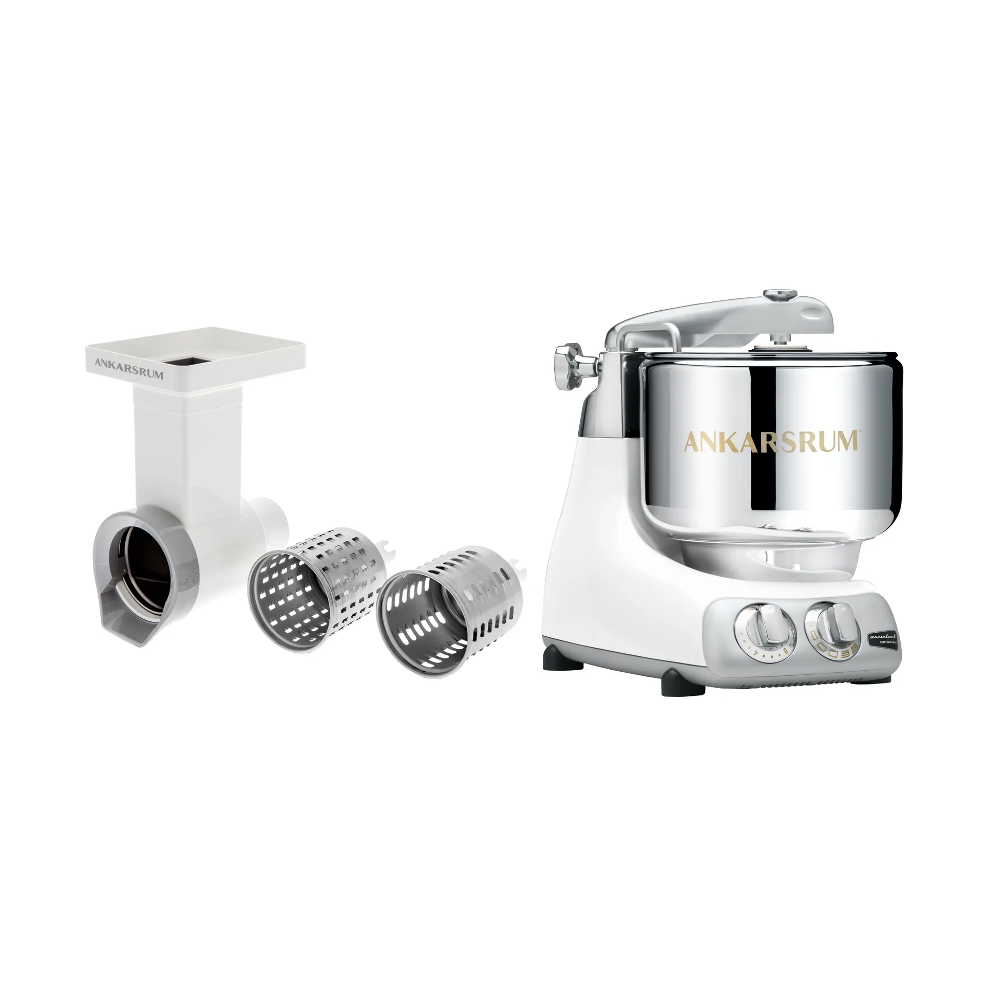 Ankarsrum assistent grönsakspaket - Glossy white Ankarsrum