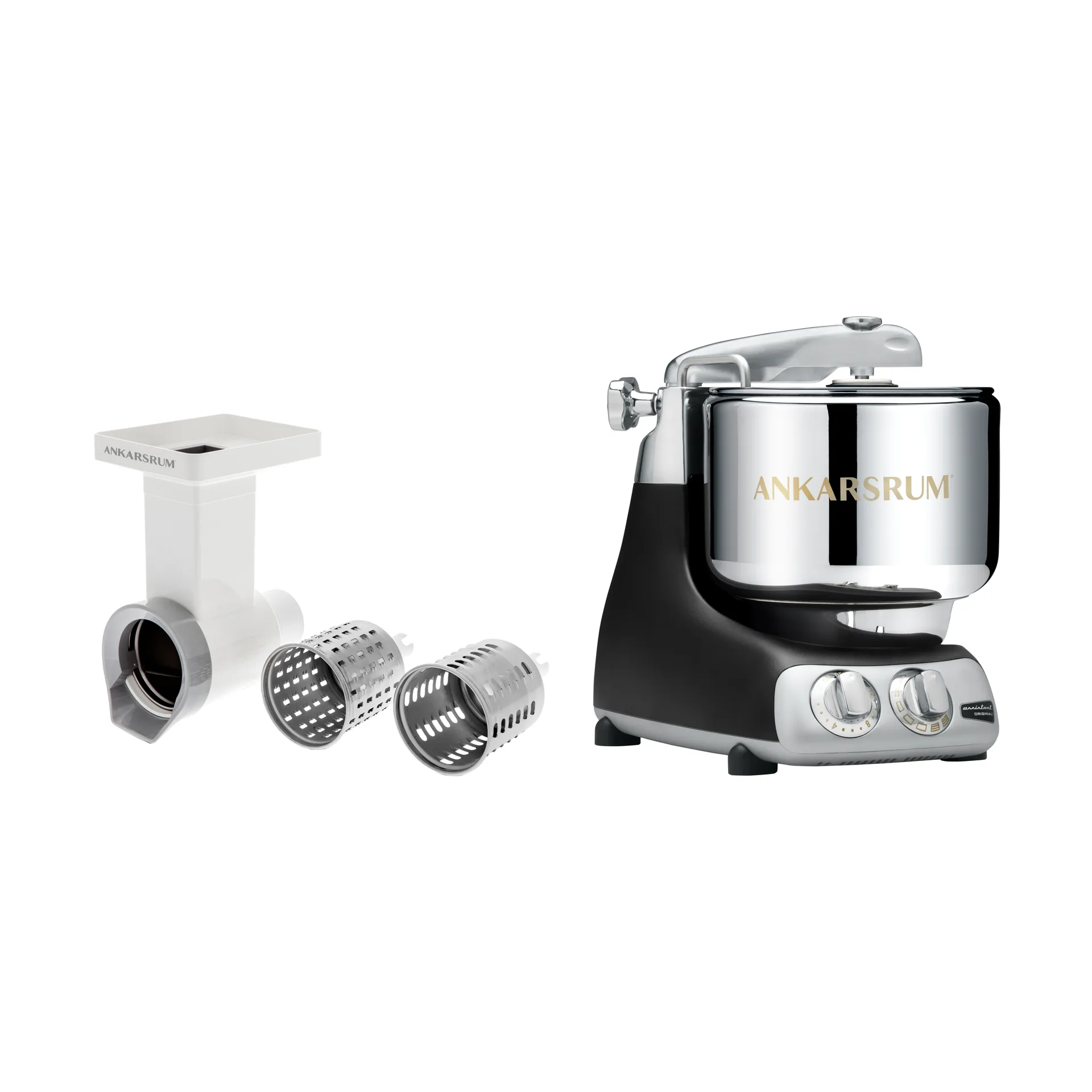 Ankarsrum assistent grönsakspaket - Matte black Ankarsrum