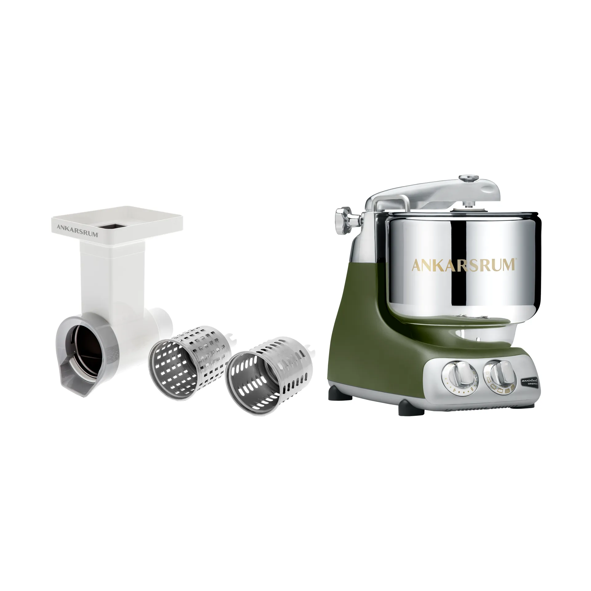 Ankarsrum assistent grönsakspaket - Olive green Ankarsrum