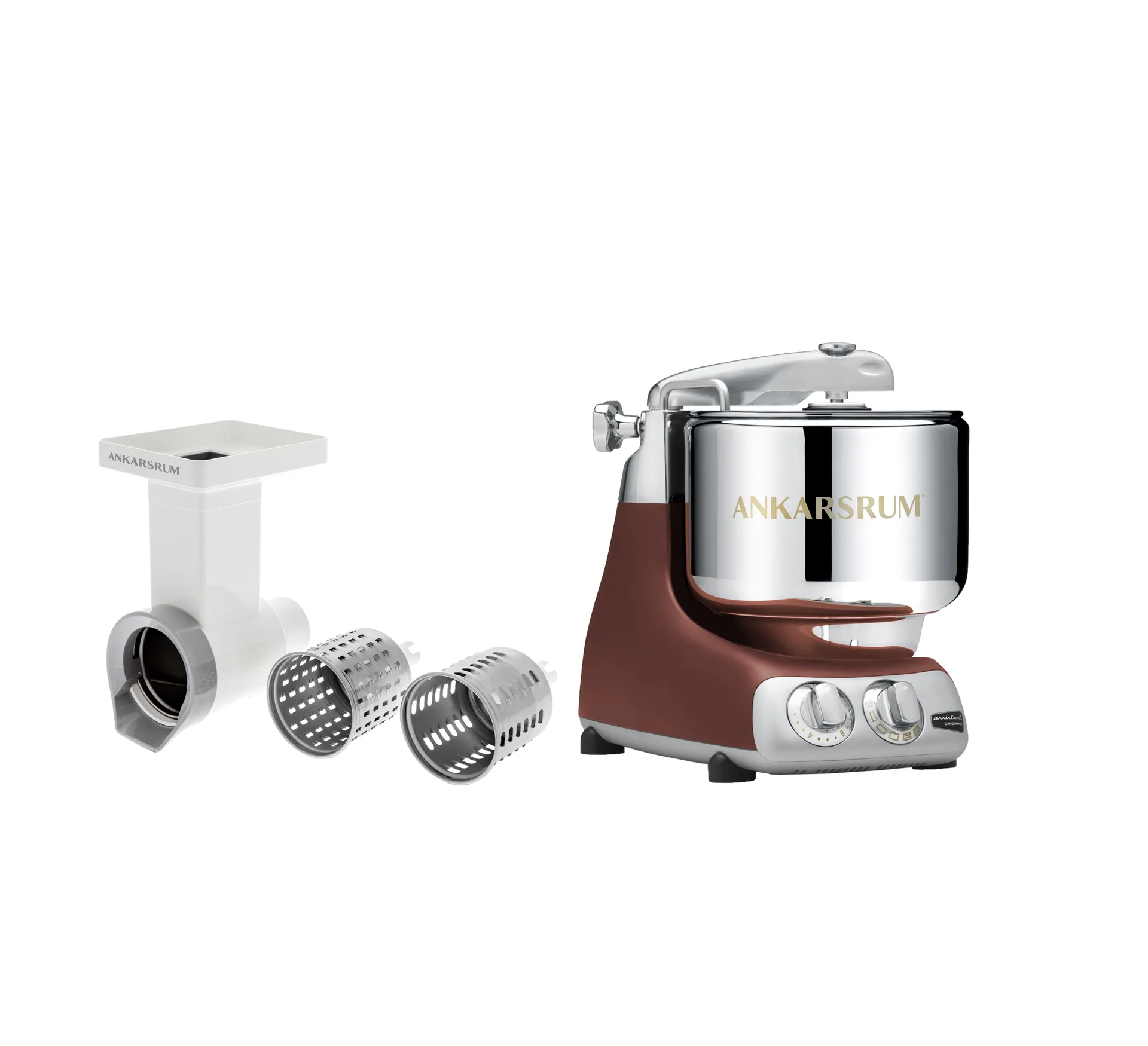 Ankarsrum assistent grönsakspaket - Rustic maroon Ankarsrum