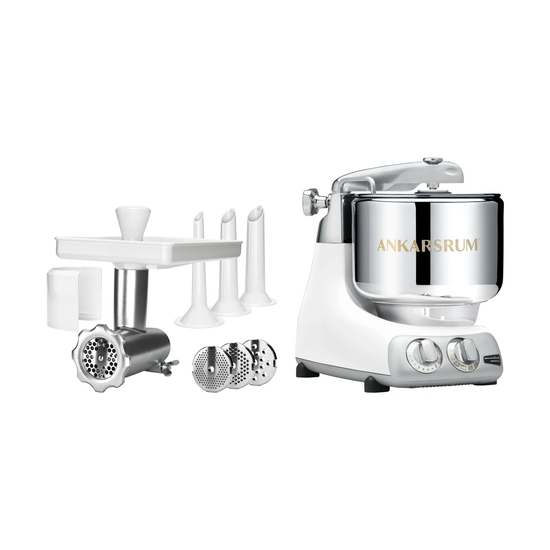 Ankarsrum assistent jaktpaket - Glossy white Ankarsrum