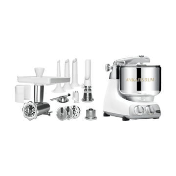 Läs mer om Ankarsrum Ankarsrum assistent köttkvarnspaket - Glossy white