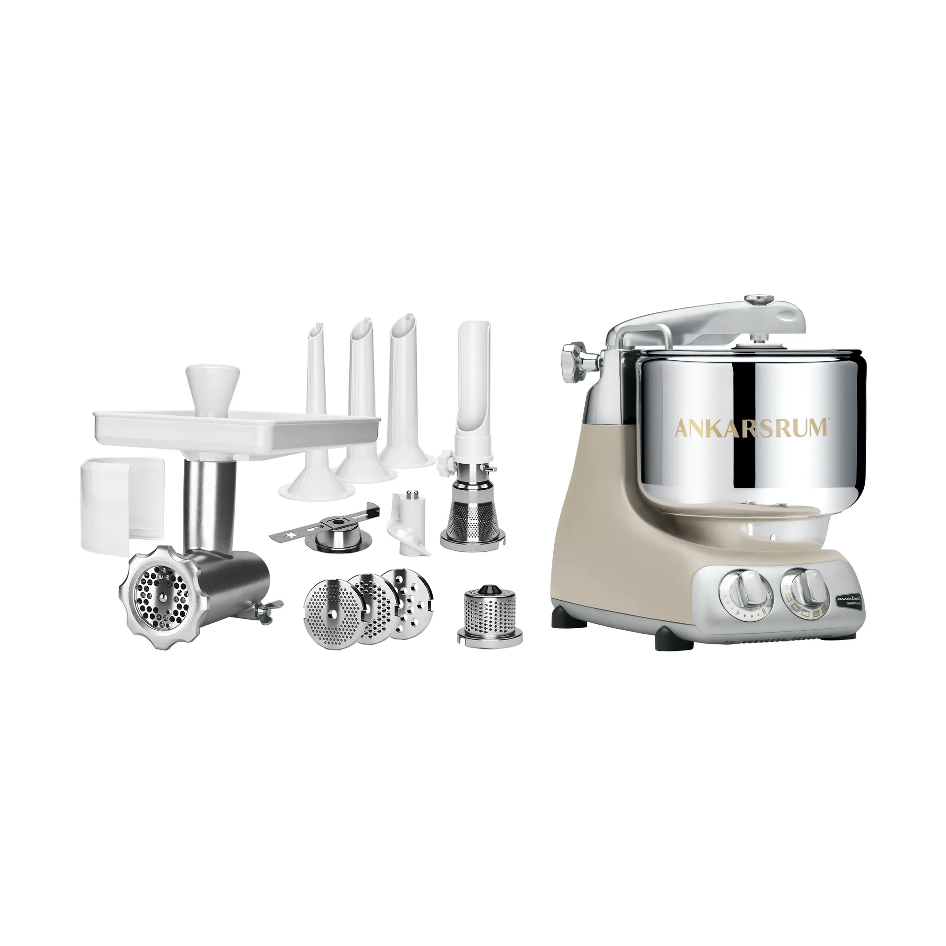 Ankarsrum assistent köttkvarnspaket - Harmony beige Ankarsrum