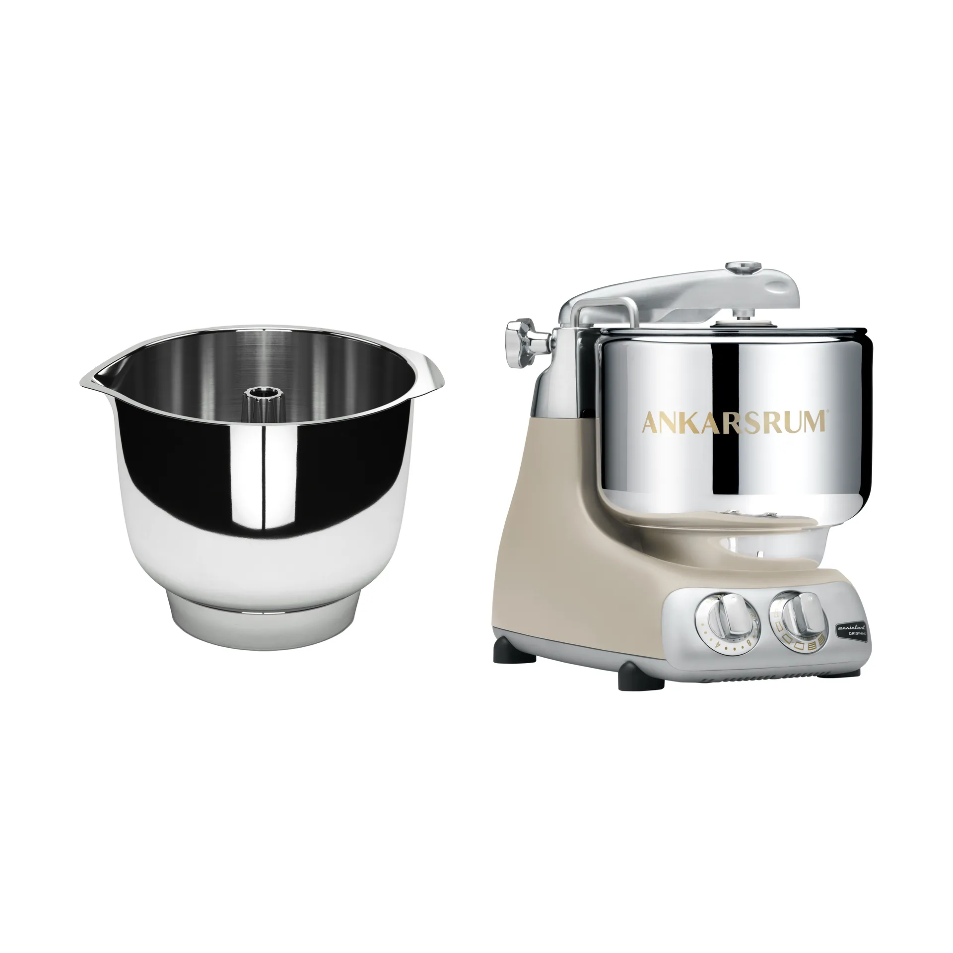 Ankarsrum assistent och vispskål - Harmony beige Ankarsrum