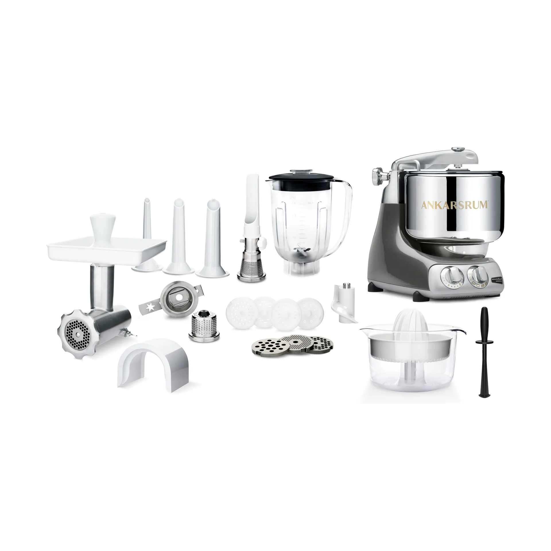 Ankarsrum assistent paket deluxe - Black chrome,  Ankarsrum