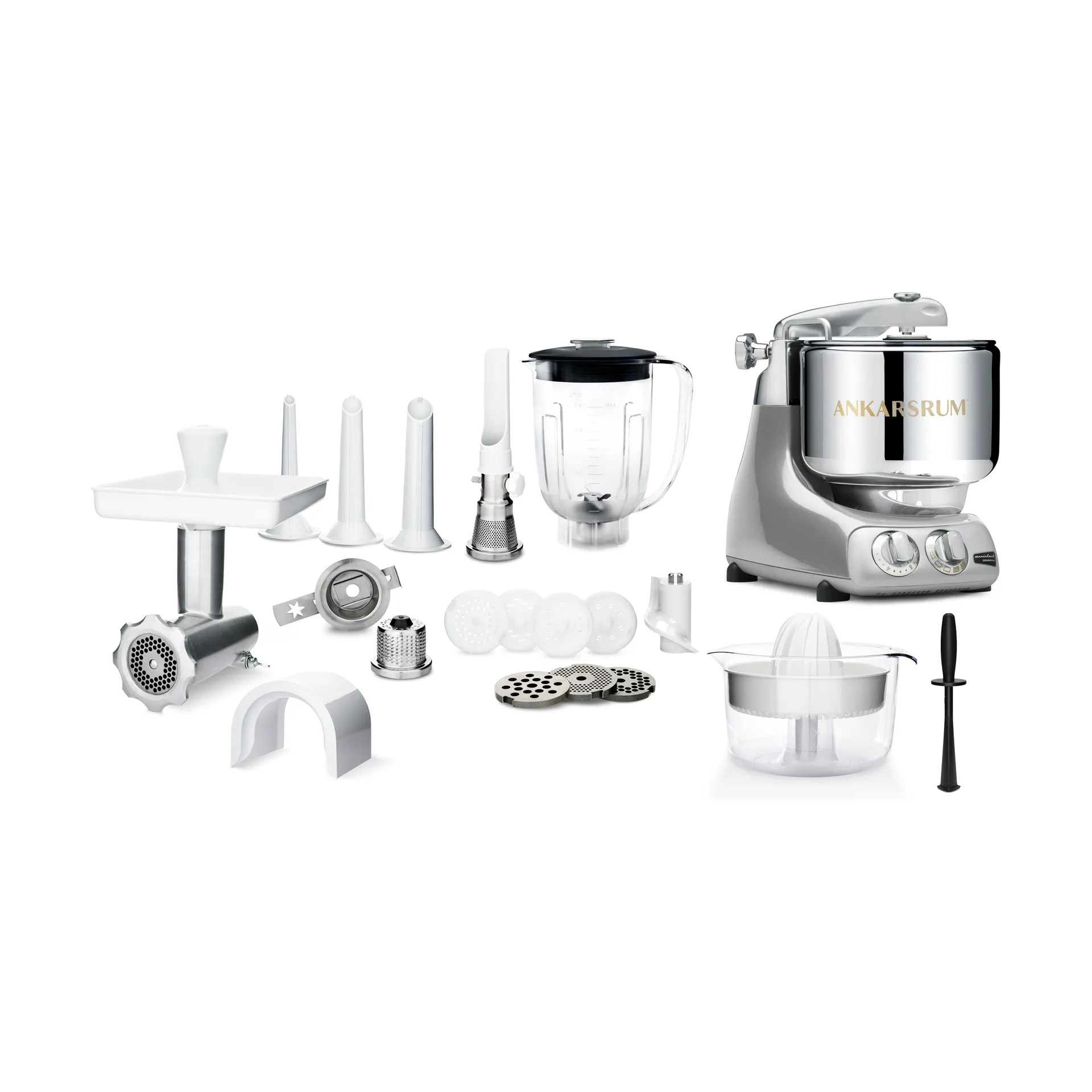 Ankarsrum assistent paket deluxe - Jubilee silver Ankarsrum