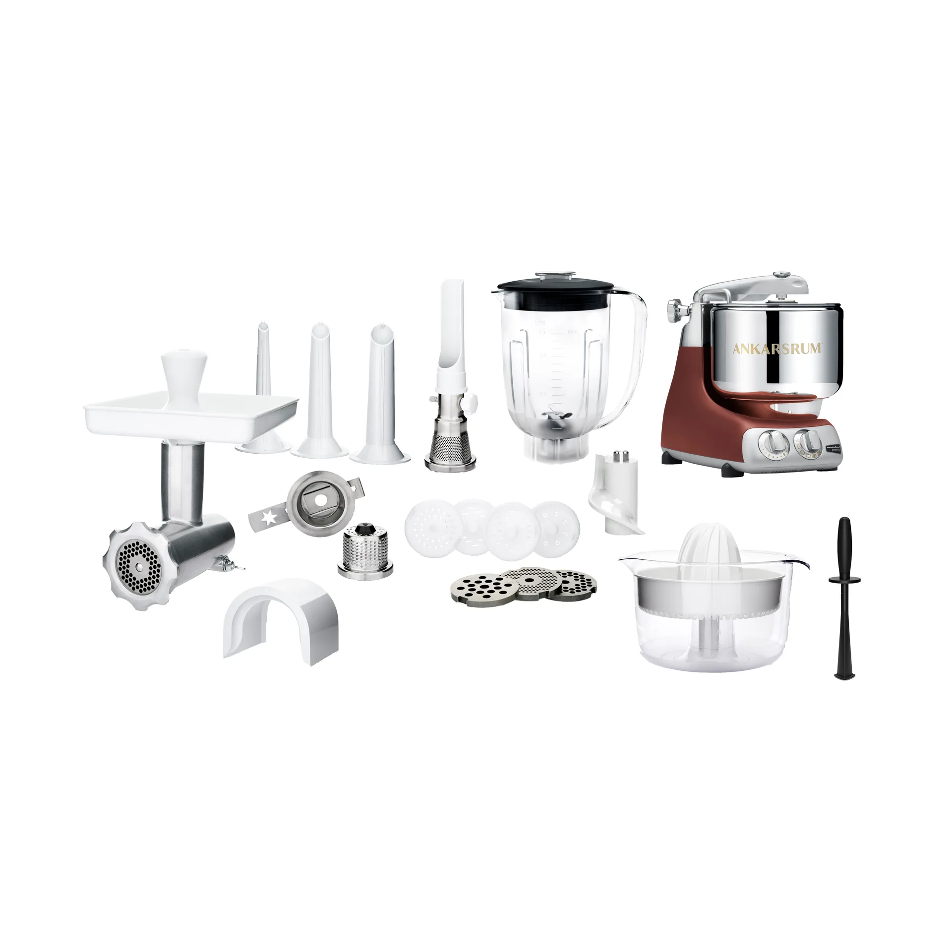 Ankarsrum assistent paket deluxe - Rustic maroon Ankarsrum