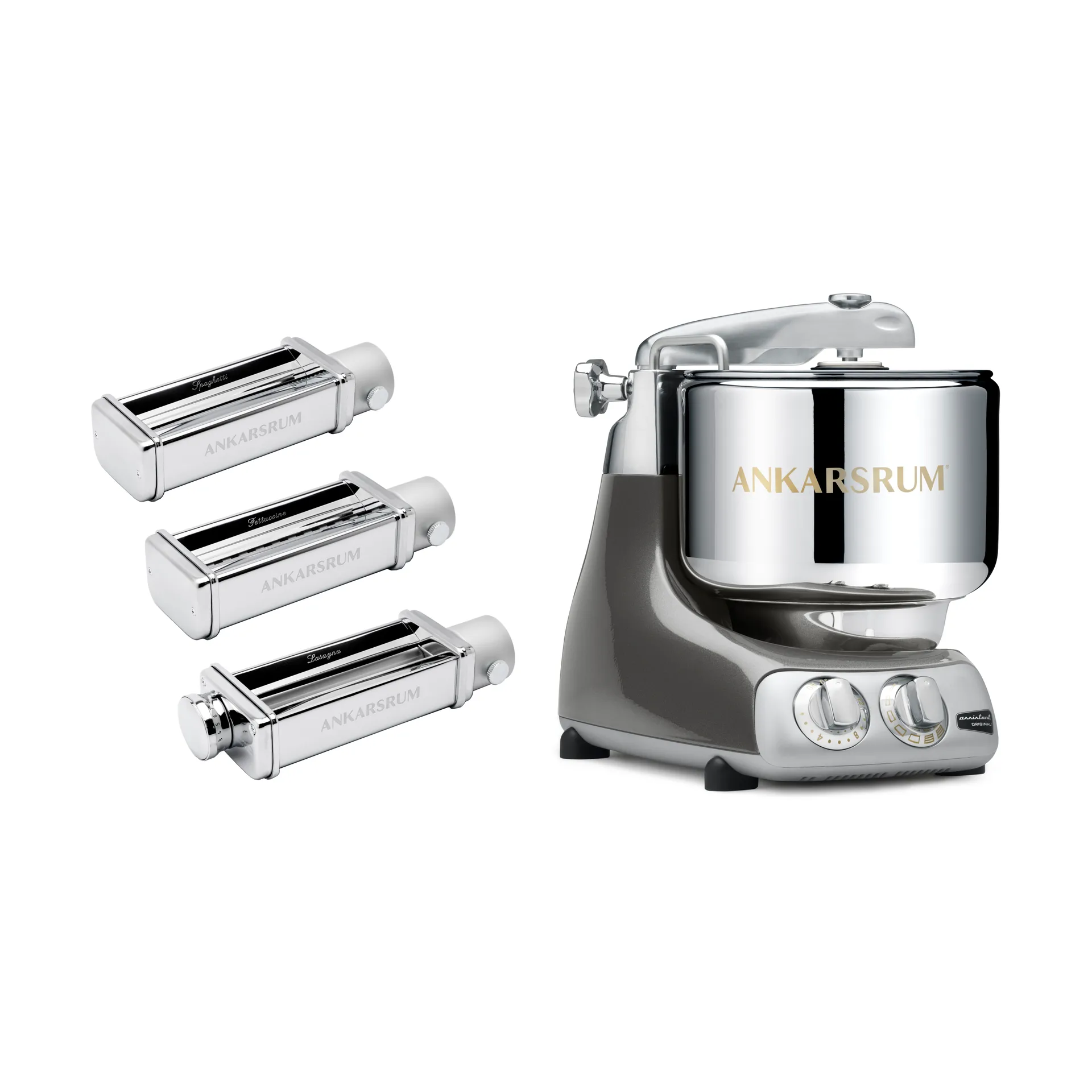 Ankarsrum assistent pastapaket - Black chrome,  Ankarsrum