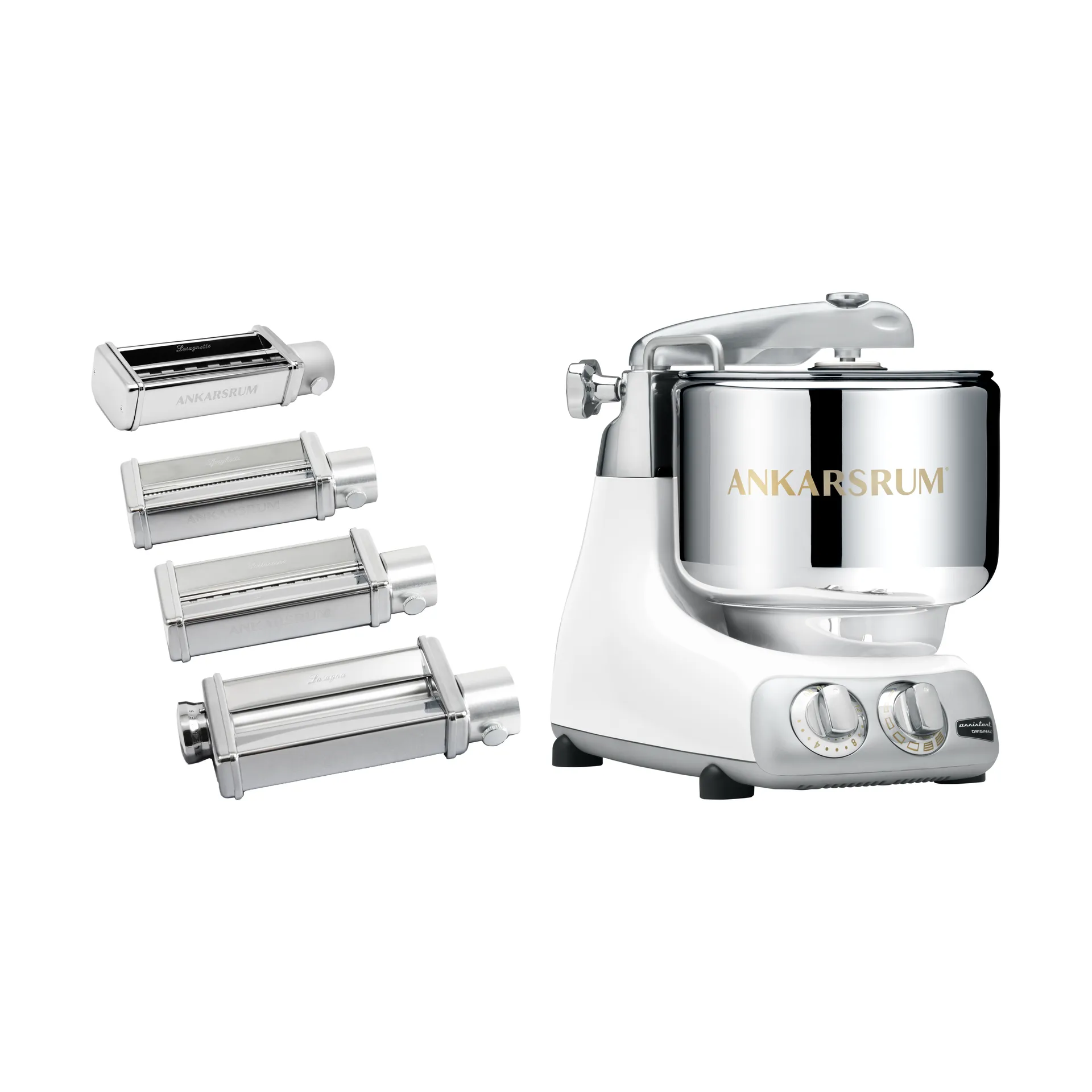 Ankarsrum assistent pastapaket - Glossy white Ankarsrum