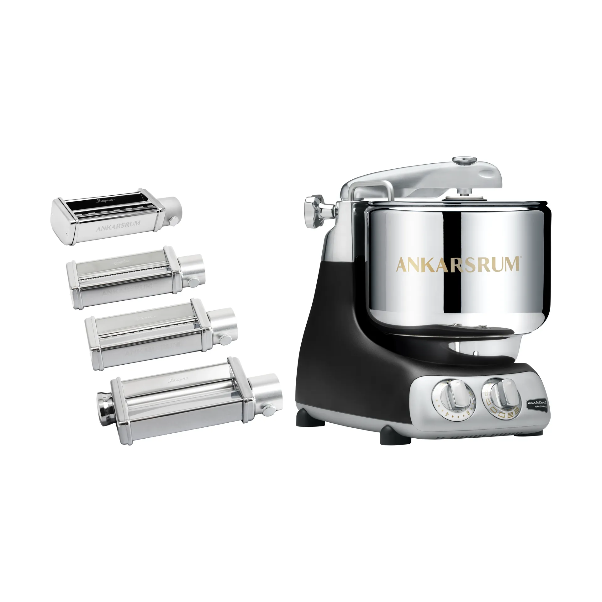 Ankarsrum assistent pastapaket - Matte black Ankarsrum