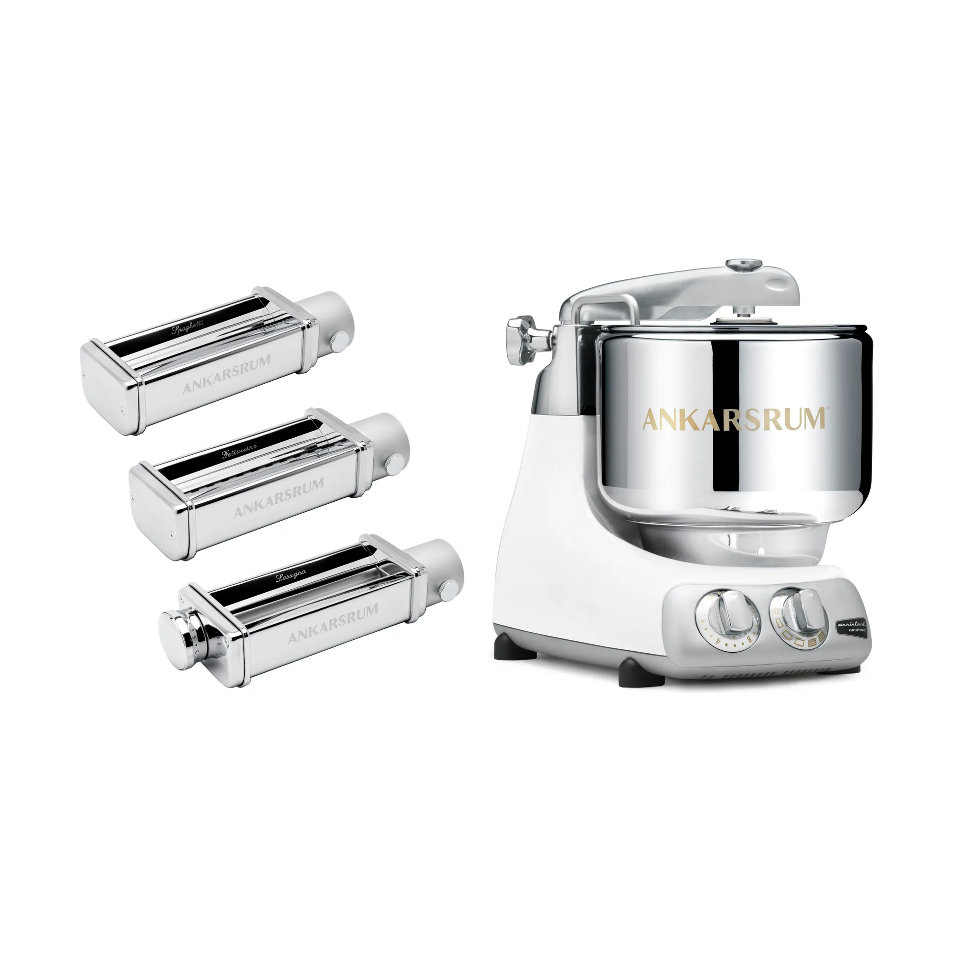 Ankarsrum assistent pastapaket - Mineral white Ankarsrum