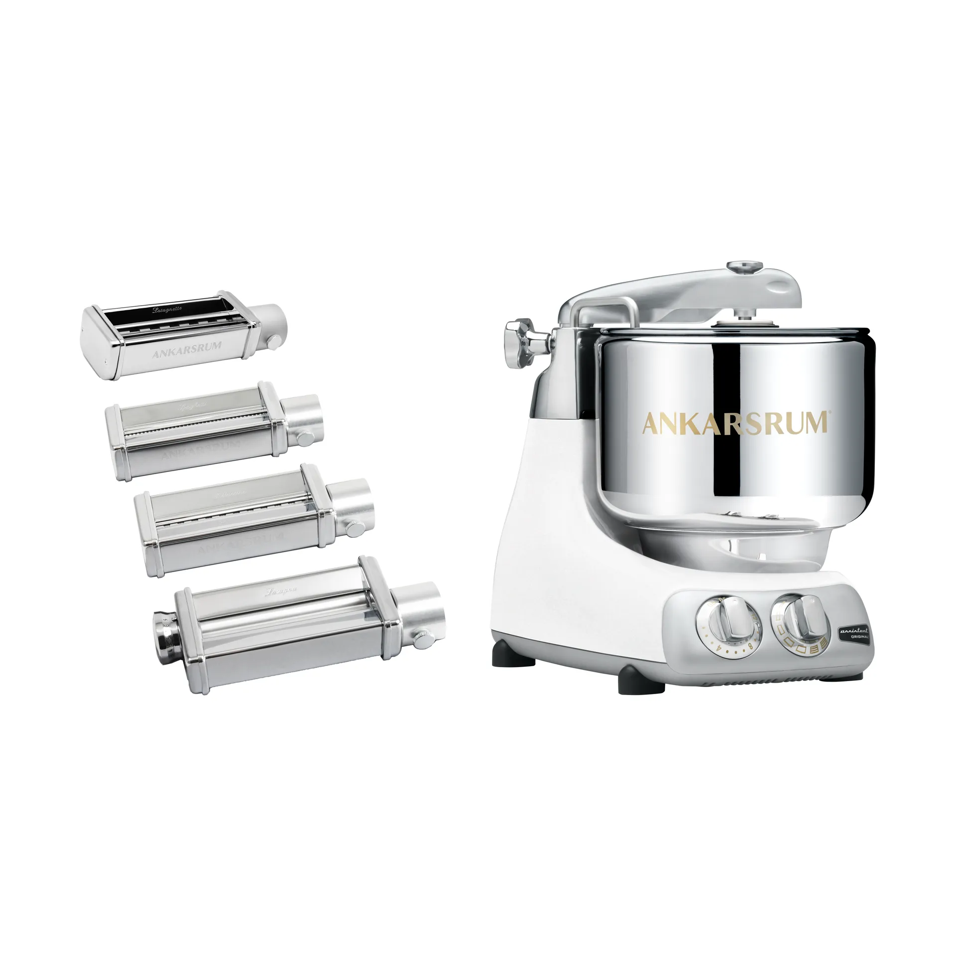 Ankarsrum assistent pastapaket - Mineral white Ankarsrum